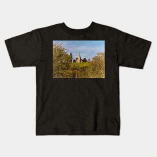 The Church at Midgeham in Berkshire Kids T-Shirt